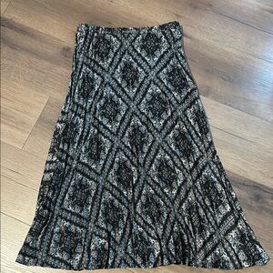 BANANA REPUBLIC BANDANA PRINT PLEATED MIDI SKIRT WOMENS SIZE XS